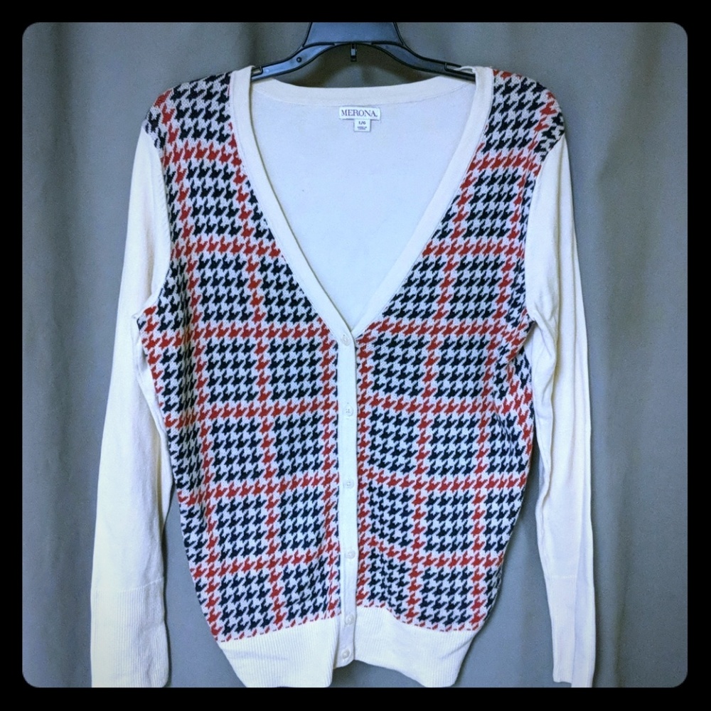 Patterned cardigan
